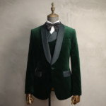 Velvet custom tuxedo for men