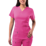 V neck medical scrub