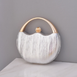 Silver Bridal clutch bag