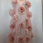 3D floral chiffon